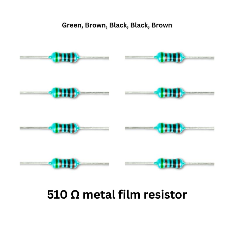 FM Radio assembly kit components 510ohm metal film resistor