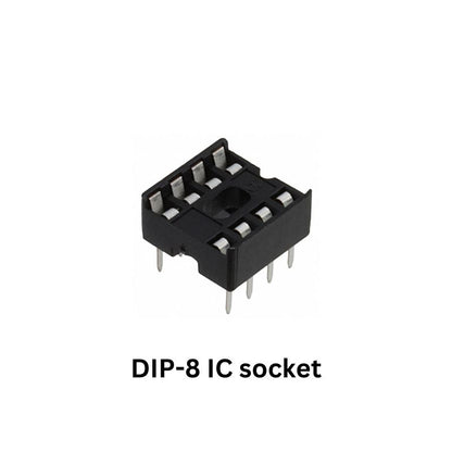 FM Radio assembly kit components DIP-8 IC socket