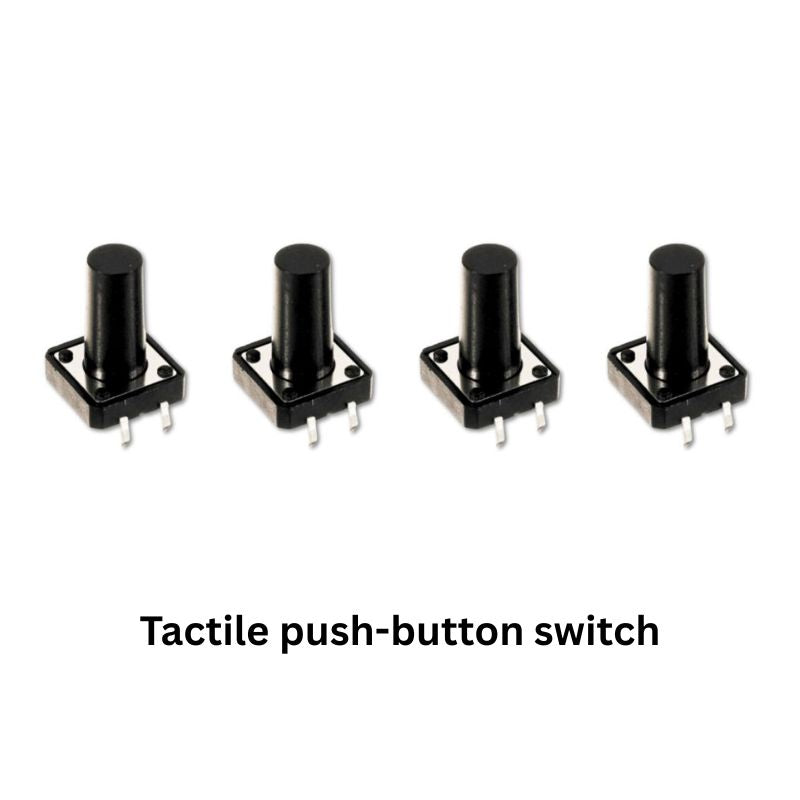 FM Radio assembly kit components Tactile pushbutton switch