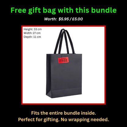 Free gift bag included with electronics kits bundles