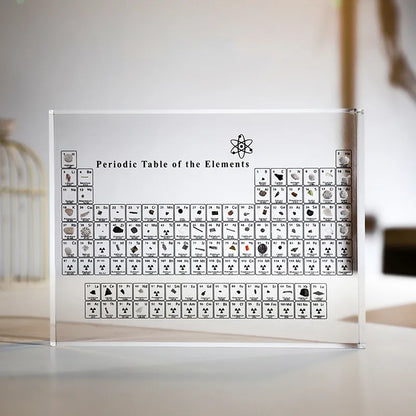 Image from thesciencehut.com: Front view of periodic table with real elements