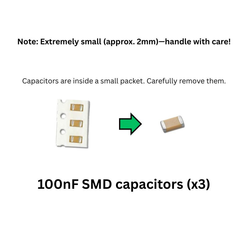 Ghost LED Electronics Kit 100nF SMD capacitor