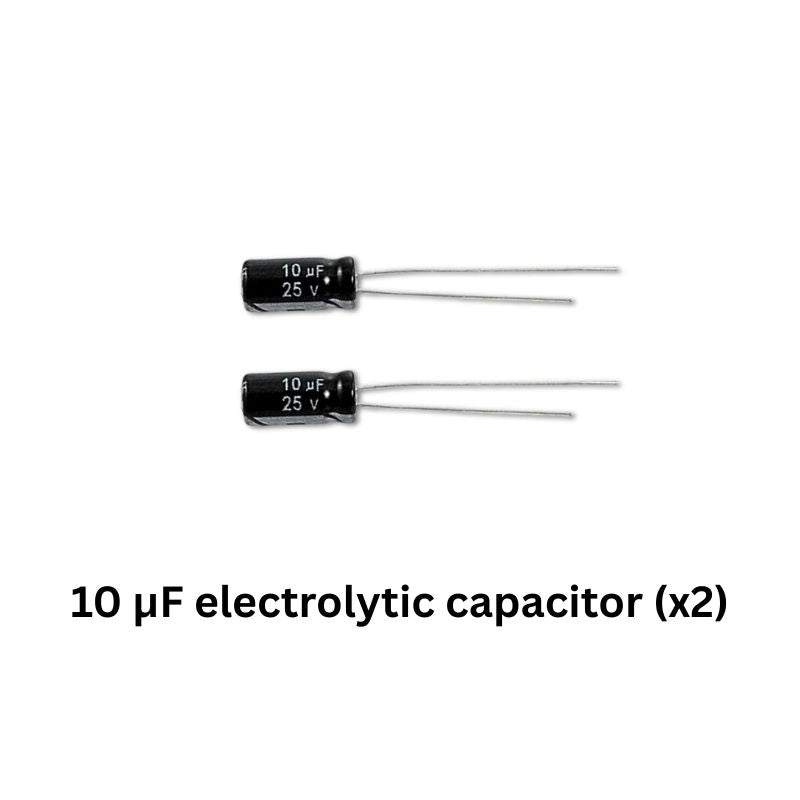 Ghost LED Electronics Kit 10uF electrolytic capacitor