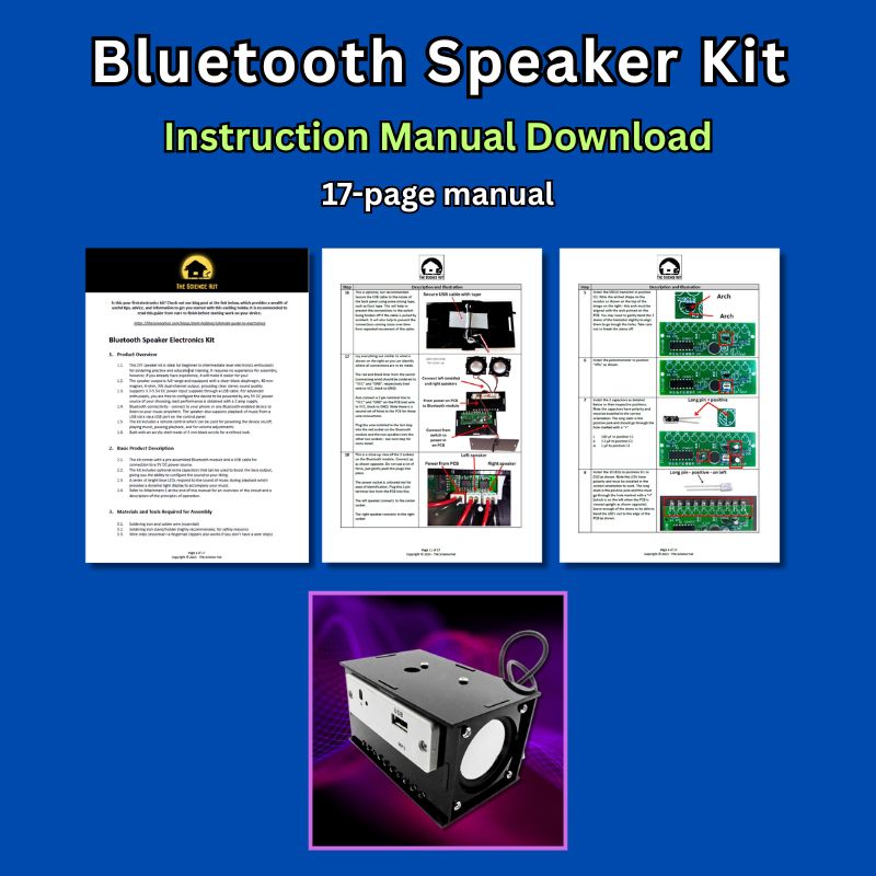 Instruction manuals - Bluetooth Speaker Kit Download