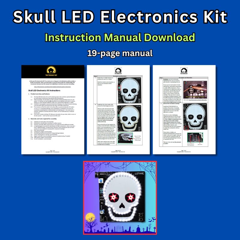 Instruction manuals - Skull LED Electronics Kit Download