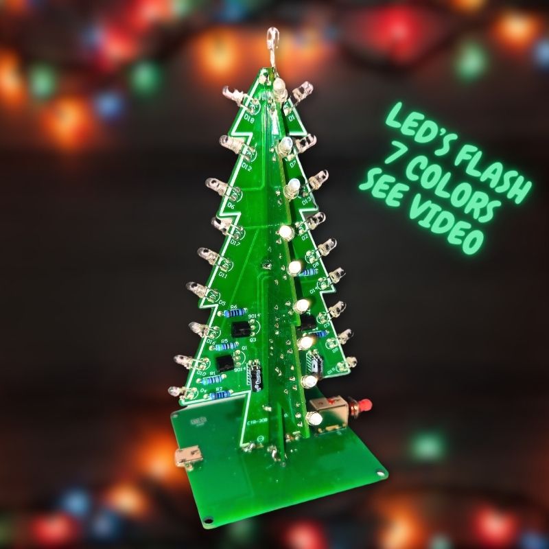 Christmas tree electronics kit 7 color