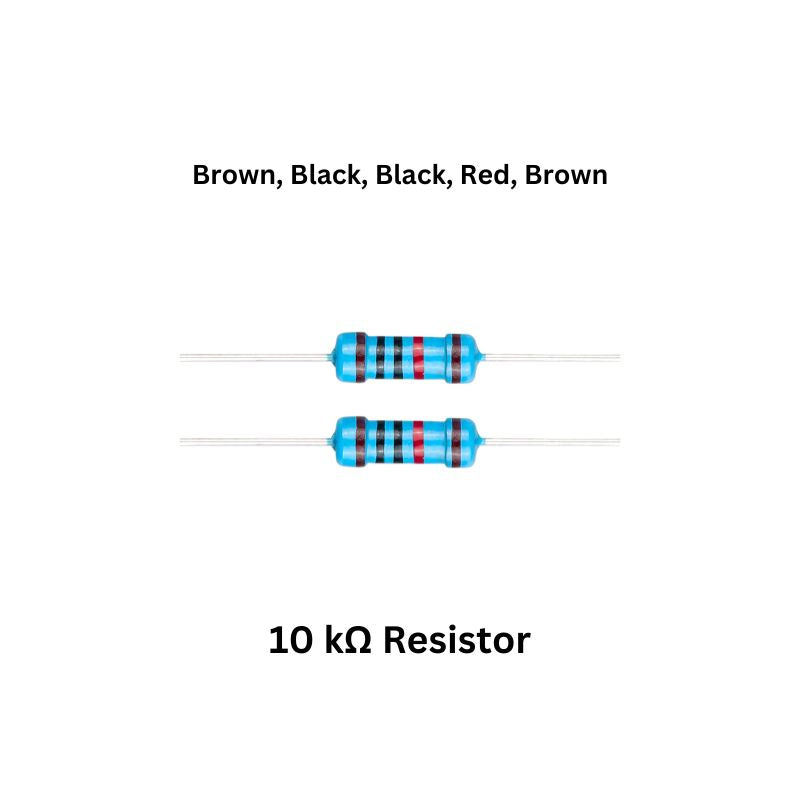 LED Desk Lamp Electronics Kit Components 10 kohm metal film resistor