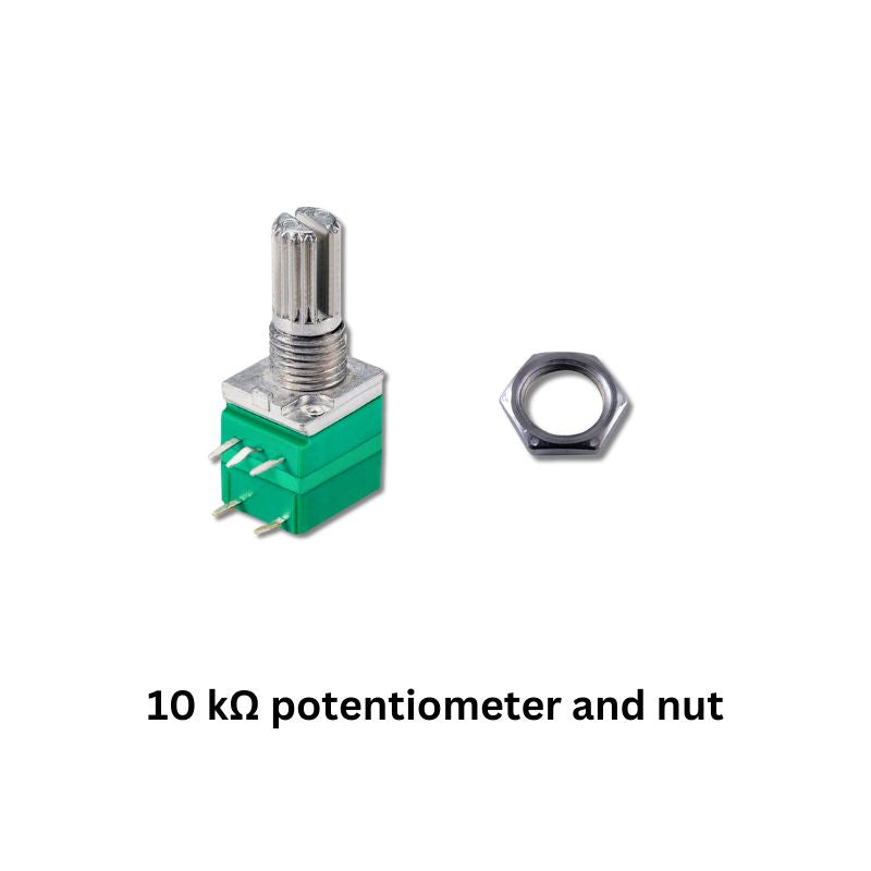 LED Desk Lamp Electronics Kit Components 10 kohm potentiometer and nut