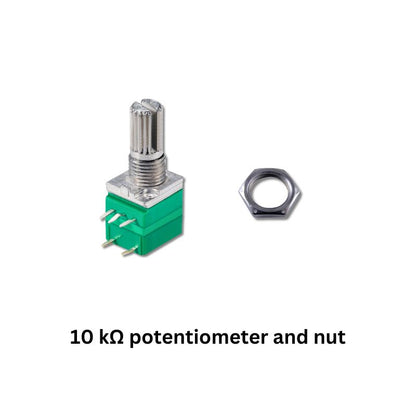 LED Desk Lamp Electronics Kit Components 10 kohm potentiometer and nut