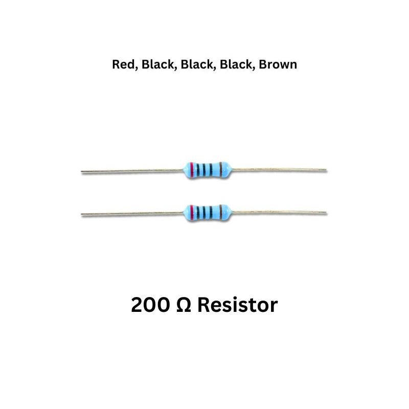 LED Desk Lamp Electronics Kit Components 200 ohm metal film resistor