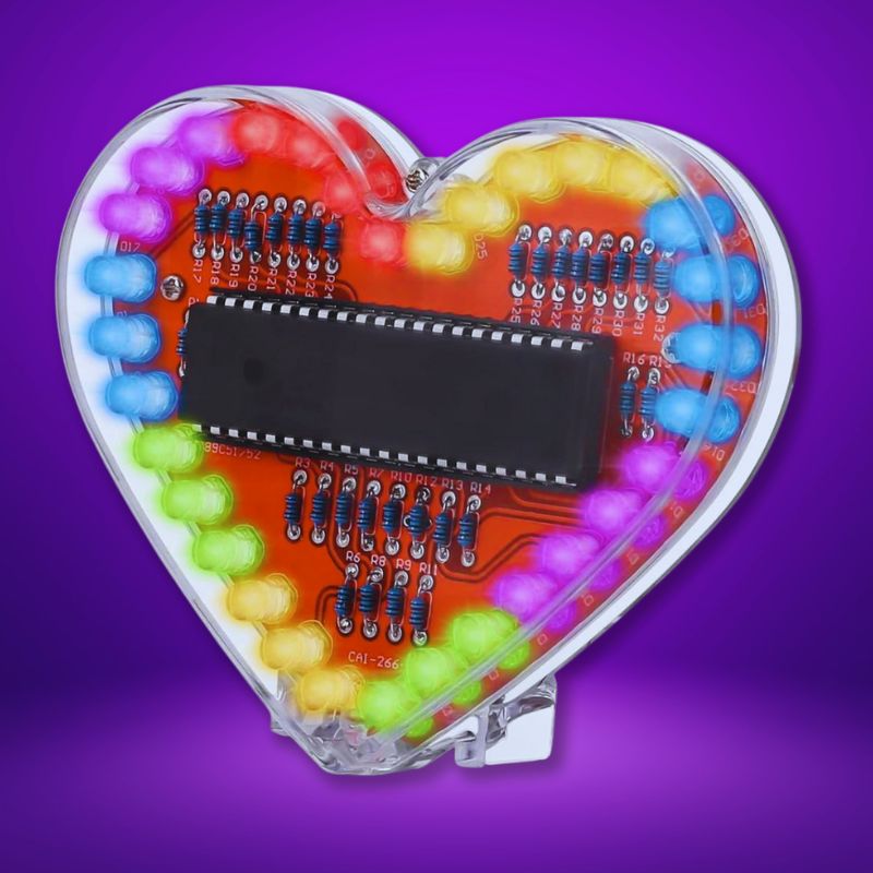 LED Heart Electronics STEM kit main image