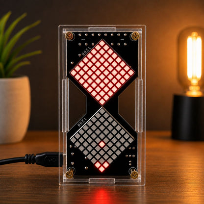 LED Sandglass Timer Kit Red variant