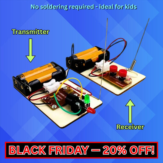 Morse Code Electronics kit Main Image Black Friday
