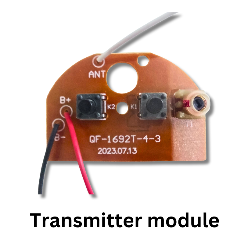 Morse code electronics kit contents-Transmitter module