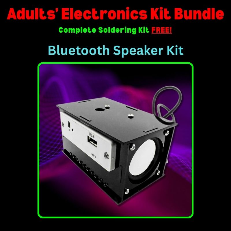 New Adults Electronics Kit Bundle Bluetooth Speaker