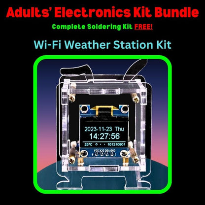New Adults Electronics Kit Bundle Weather Station kit