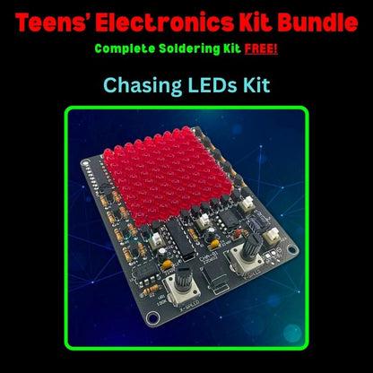 New Teens Electronics Kit Bundle Chasing LEDs Kit