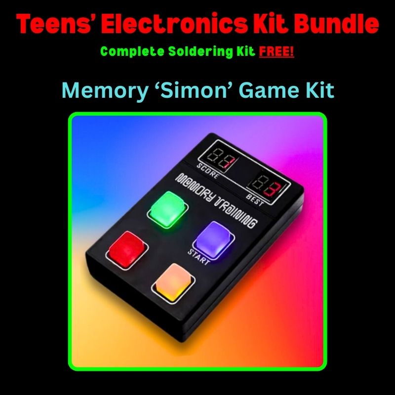 New Teens Electronics Kit Bundle Memory Game Kit