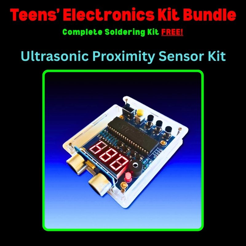 New Teens Electronics Kit Bundle Ultrasonic Sensor Kit