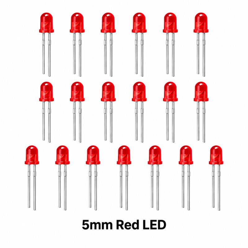 Owl LED Electronics Kit Components 5mm red LED