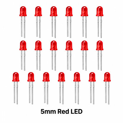 Owl LED Electronics Kit Components 5mm red LED