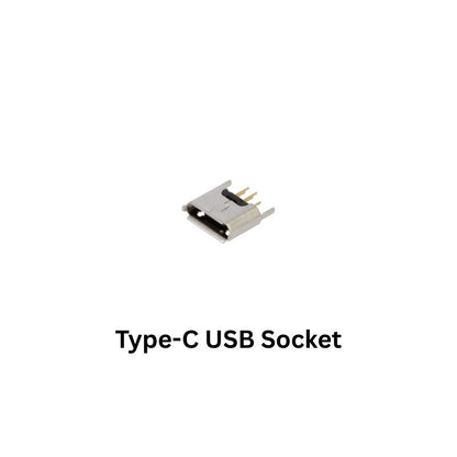 Owl LED Electronics Kit Components Type-C USB Socket