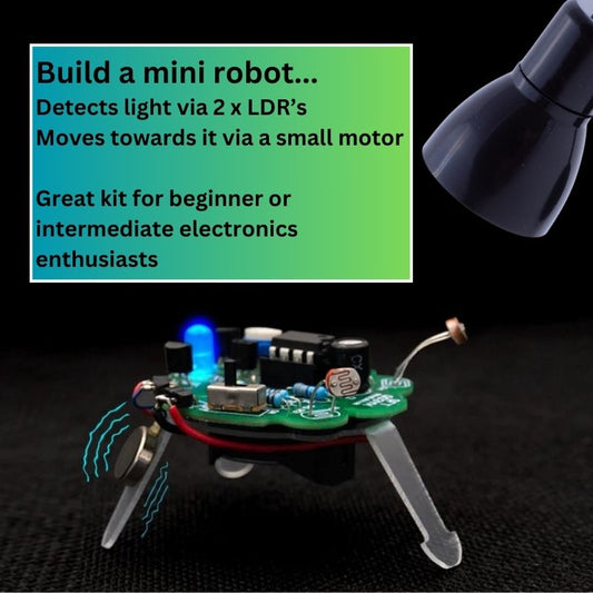 Photosensitive Robot Electronics kit main image