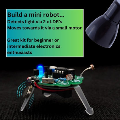 Photosensitive Robot Electronics kit main image