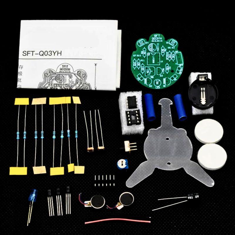 Photosensitive Robot Kit components