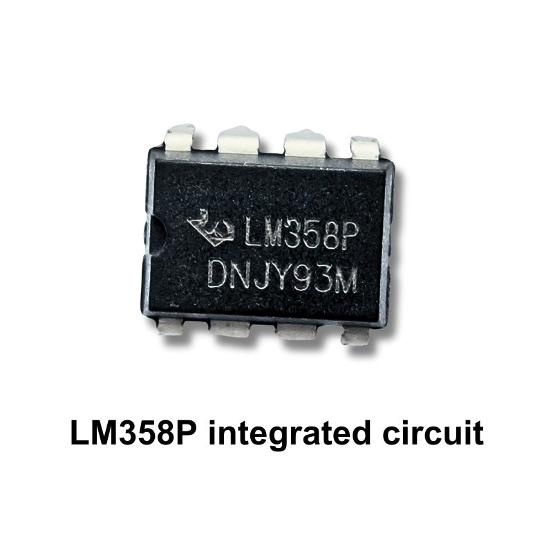Photosensitive robot electronics kit components LM358P integrated circuit