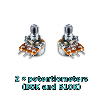 Potentiometers B5K and B10K