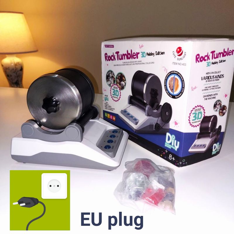 Rock tumbler EU plug