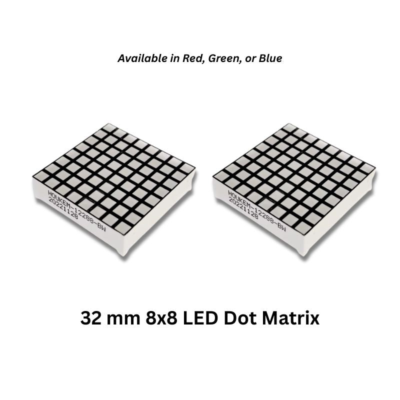 Sandglass timer kit 32 mm 8x8 LED Dot Matrix