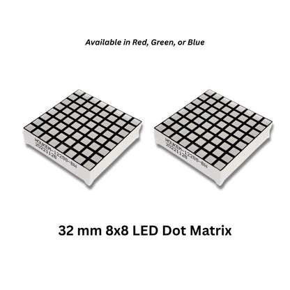 Sandglass timer kit 32 mm 8x8 LED Dot Matrix