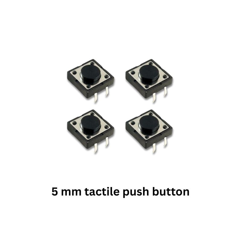 Sandglass timer kit 5 mm tactile push button