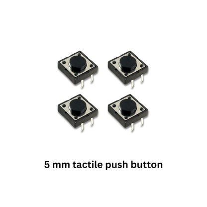 Sandglass timer kit 5 mm tactile push button