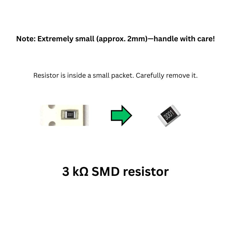 Skull LED Electronics Kit 3kohm SMD resistor