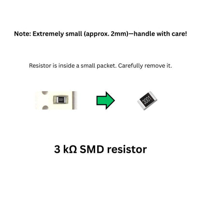 Skull LED Electronics Kit 3kohm SMD resistor
