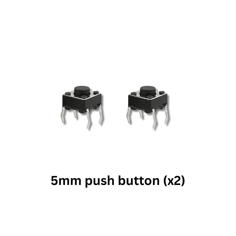 Skull LED Electronics Kit 5mm push button