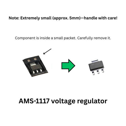 Skull LED Electronics Kit AMS-1117 voltage regulator