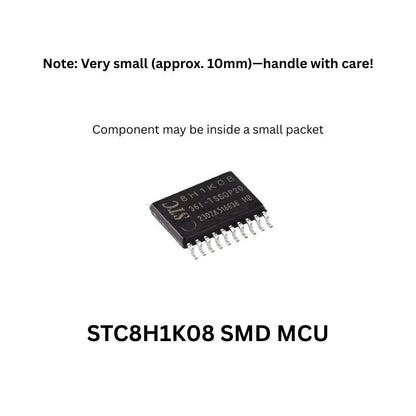 Skull LED Electronics Kit STC8H1K08 SMD MCU