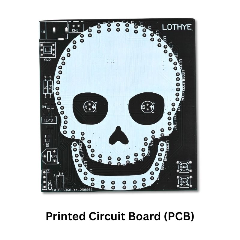 Skull LED Electronics Kit Skull PCB