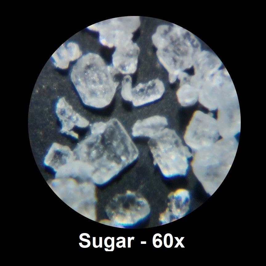 Sugar magnified 60 times
