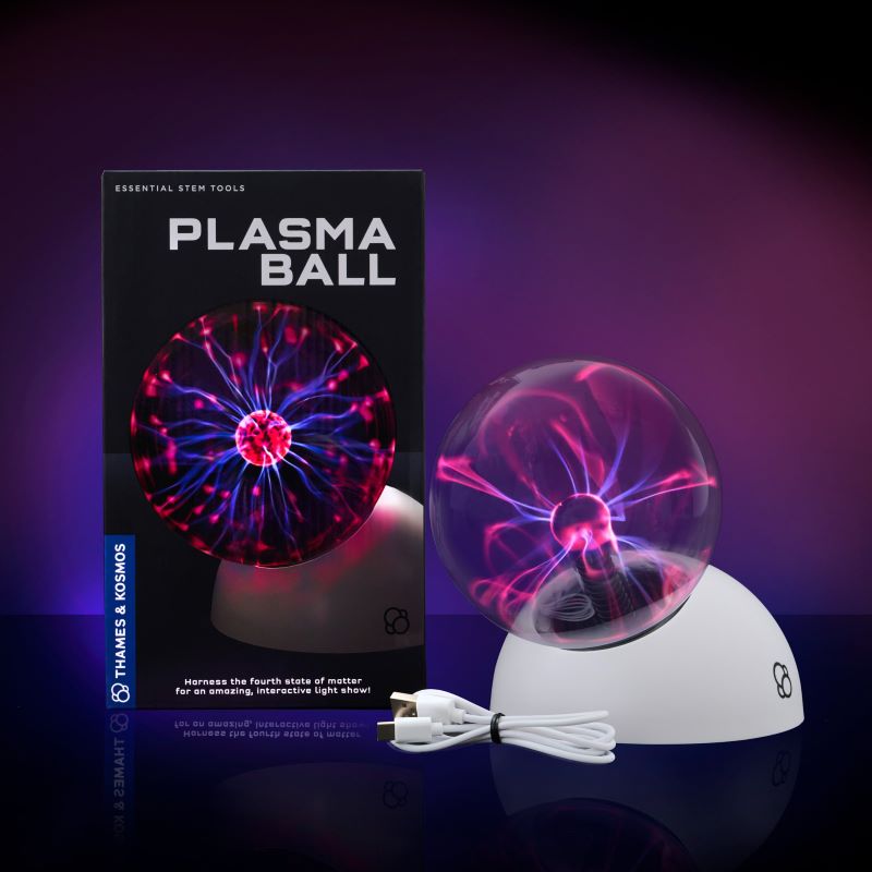 Thames and Kosmos Plasma Ball with box and USB cable