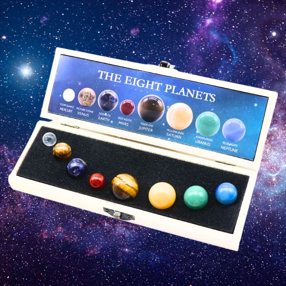 The Planets natural stone models | Solar System Science