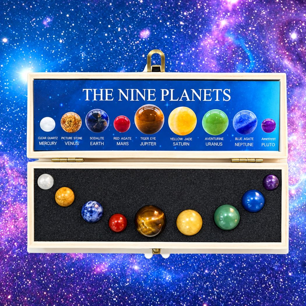 Planet Model 64 The Planets natural stone models | Solar System Science