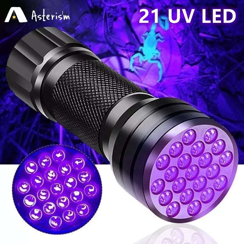Image from thesciencehut.com: UV LED black-light front view