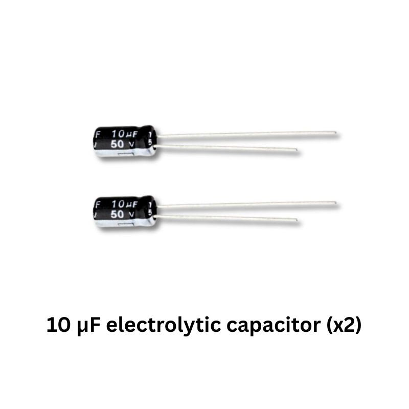 Ultrasonic Levitation Electronics kit components 10uF electrolytic capacitor