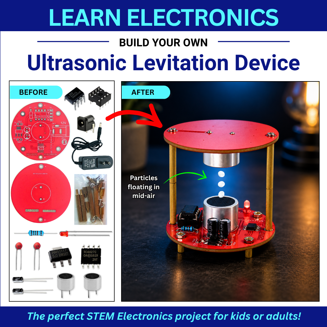 Ultrasonic Levitation Kit Before and After