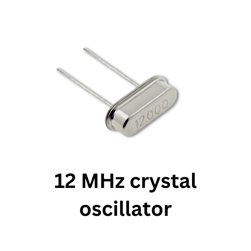 Ultrasonic Proximity Sensor Kit components 12 MHz crystal oscillator